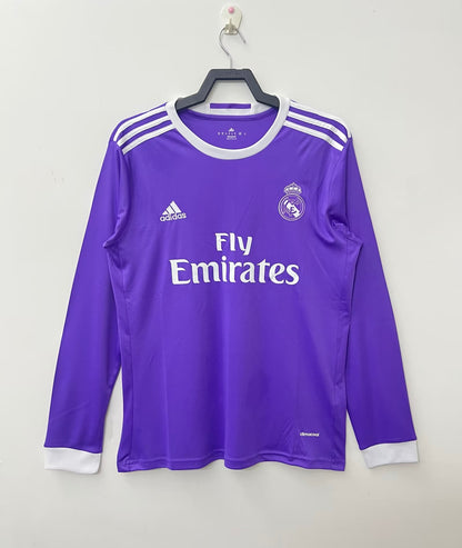 Real Madrid 16/17 Away Kit - Long sleeve