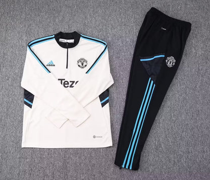 Manchester United 23/24 Half-zip ‘White/Blue’