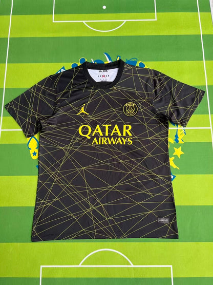 PSG 23/24 Fourth Kit Black/Yellow