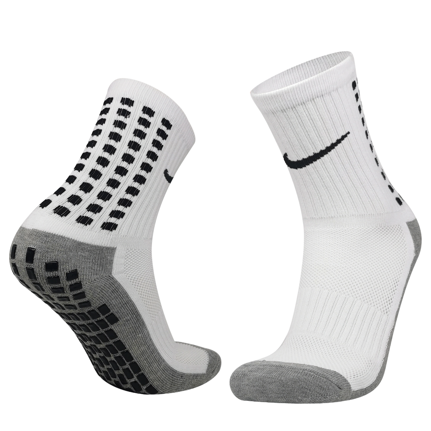 Nike Elite Grip Socks White/Grey