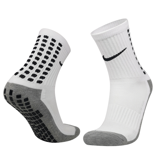 Nike Elite Grip Socks White/Grey